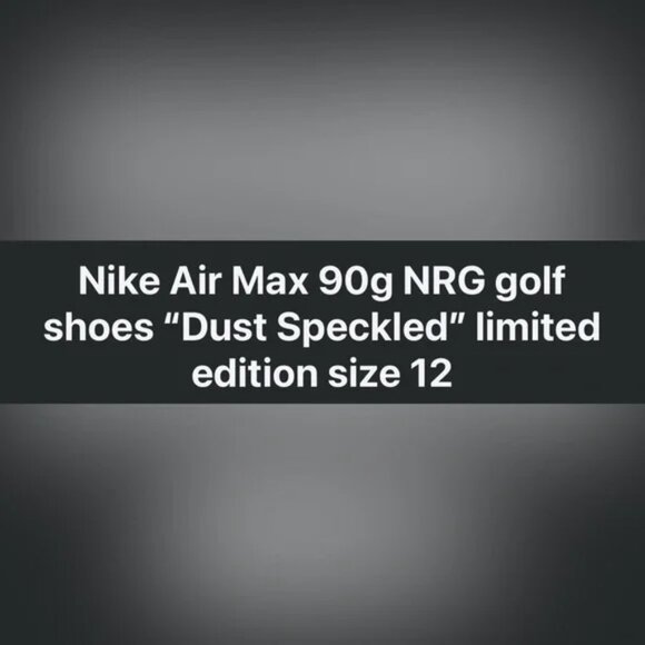 Nike Air Max 90G Golf Shoes (Size 12) Limited Edition "Dust Speckled" - Picture 4 of 7